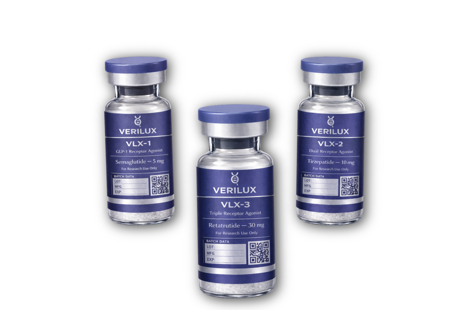 Verilux Wellness VLX Metabolic Series Peptides (GLP-1)